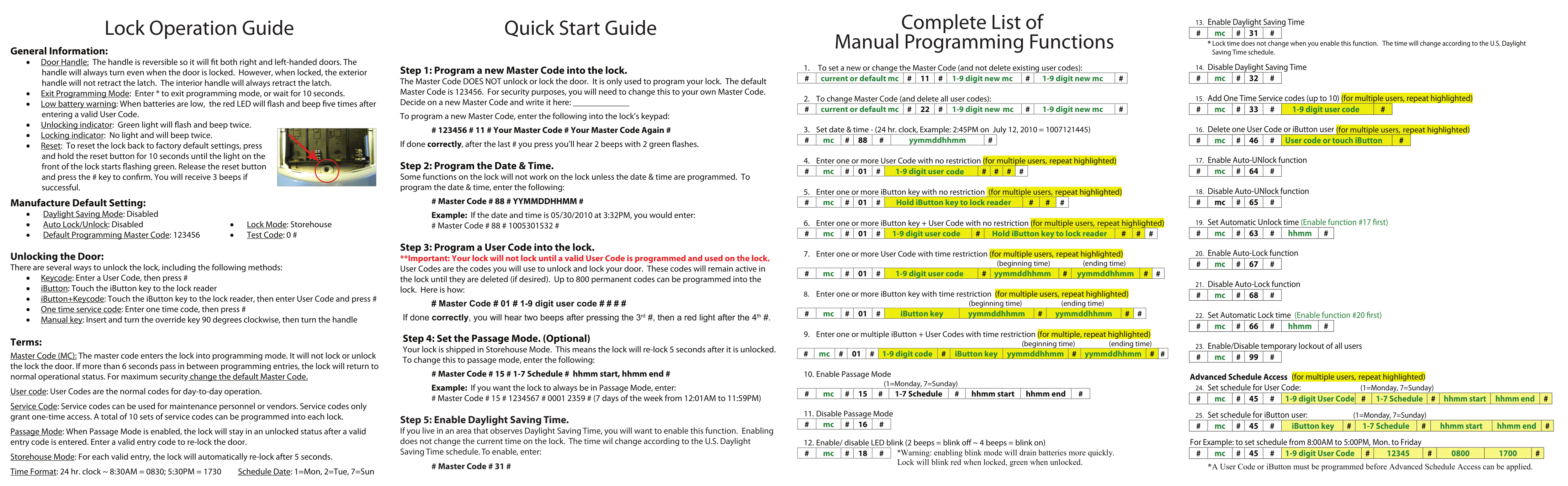 RL4000 Installation and Local Setup (ResortLock)