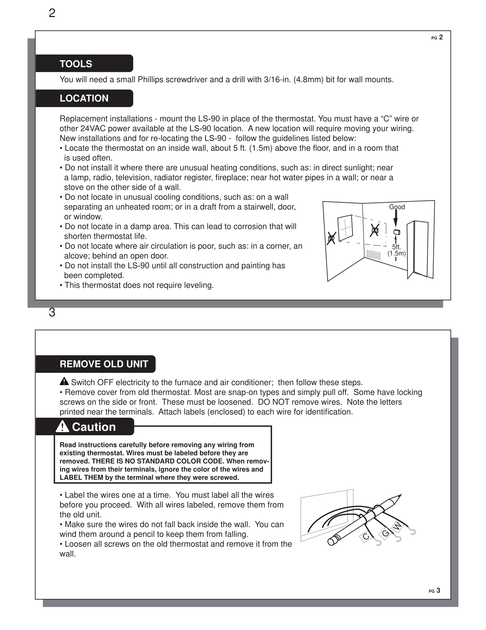 LS-90i Installation Guide (Thermostat)