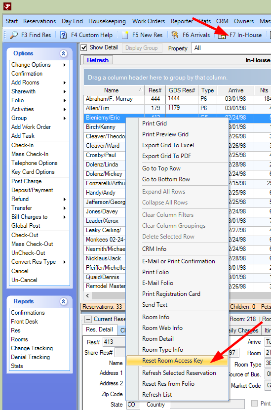 Resort data processing rdp and remotelock integration part 2