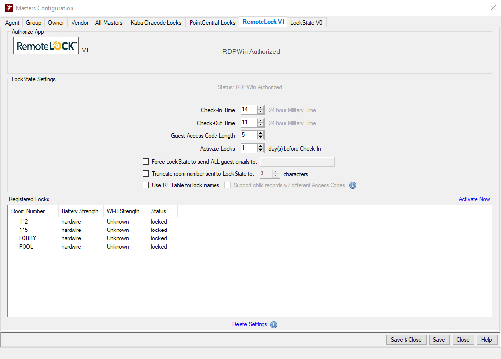 Resort data processing rdp and remotelock integration part 1