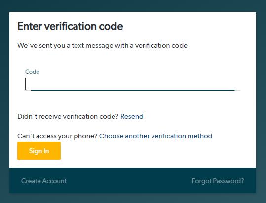 Get a verification code and sign in with two-factor authentication