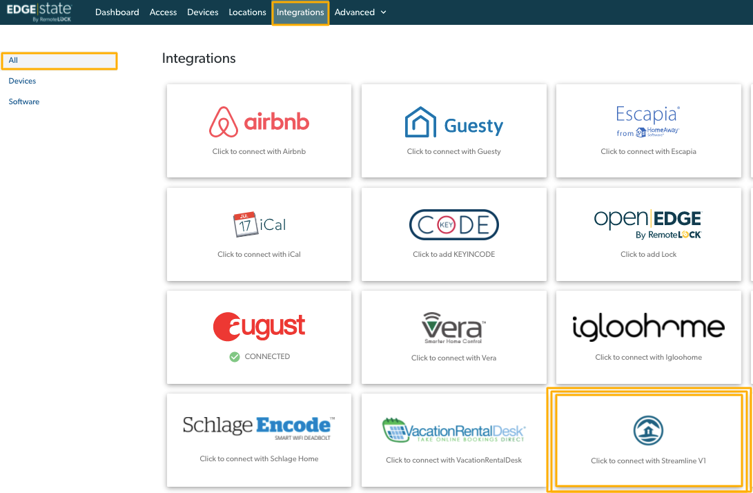 Streamline V1 Integration Overview