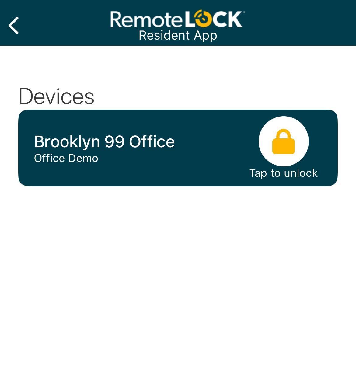 RemoteLock Resident App