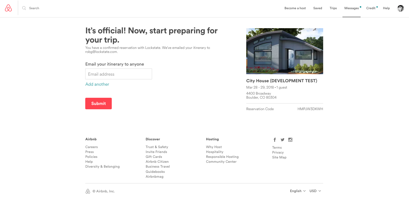 Airbnb Integration