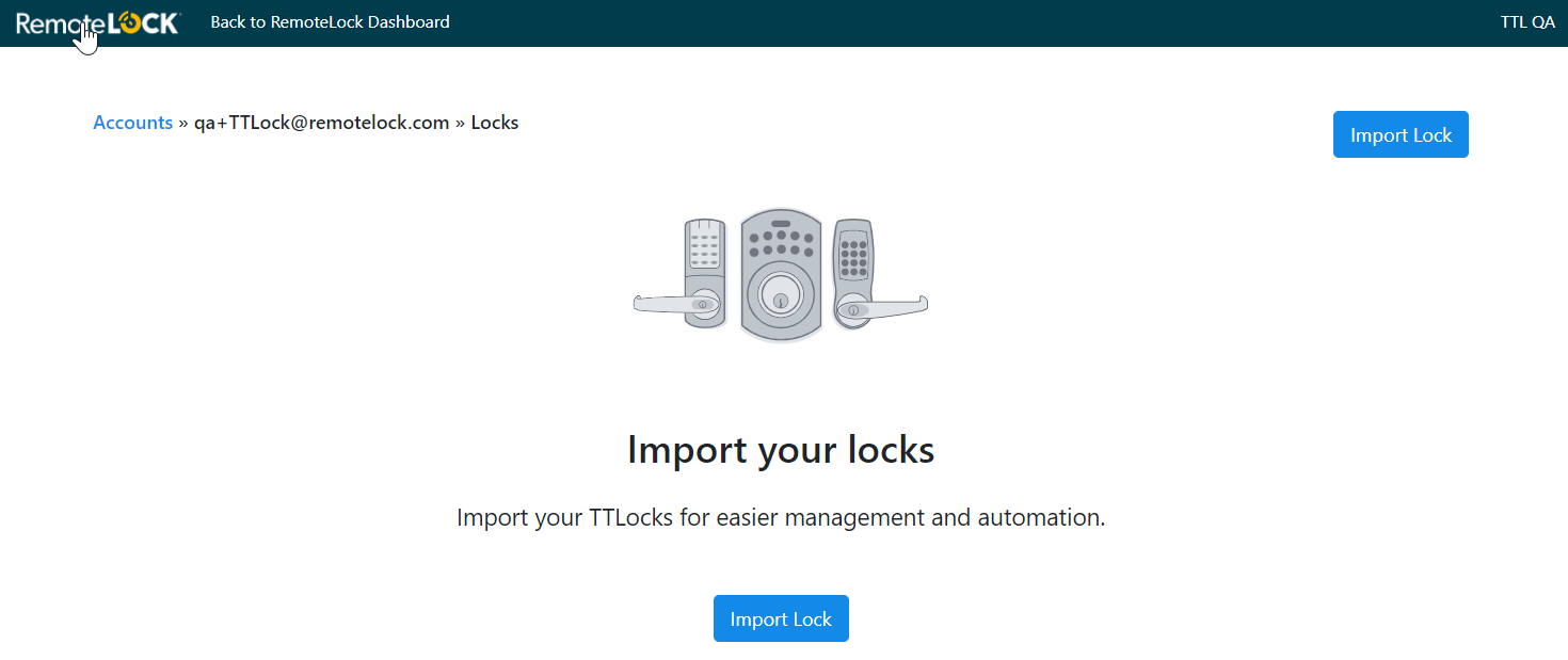 TTLock Integration