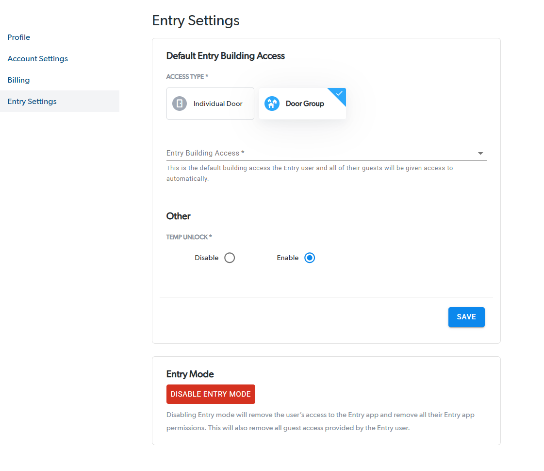 RemoteLock Resident App