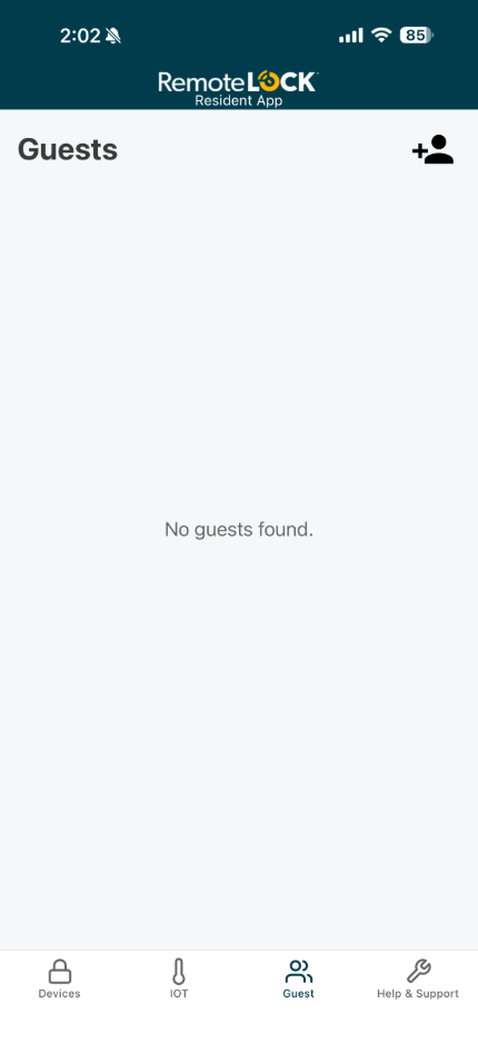 RemoteLock Resident App